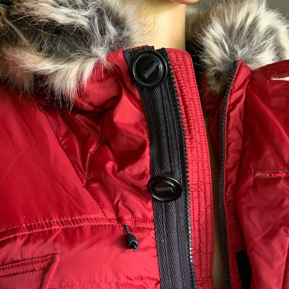 LANDSEND Rusk Down Winter Parka Men’s Small or Women’s Tall Medium Warmest Coat - Picture 3 of 4